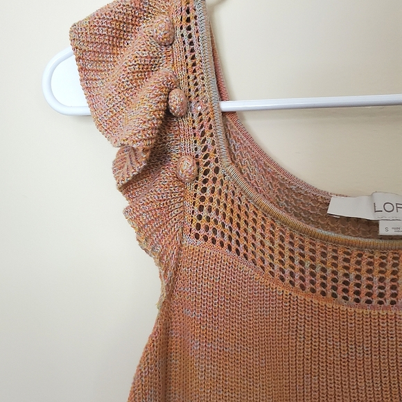 BOGO SALE Loft knit flutter cap sleeve tank - Picture 7 of 8